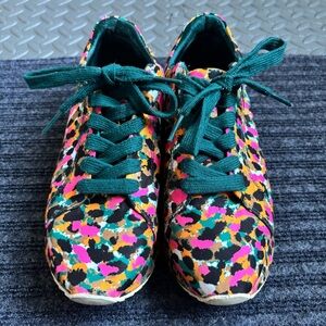 Zara Colorful Leopard Animal Print Women’s Sneakers size 37 (24 cm)